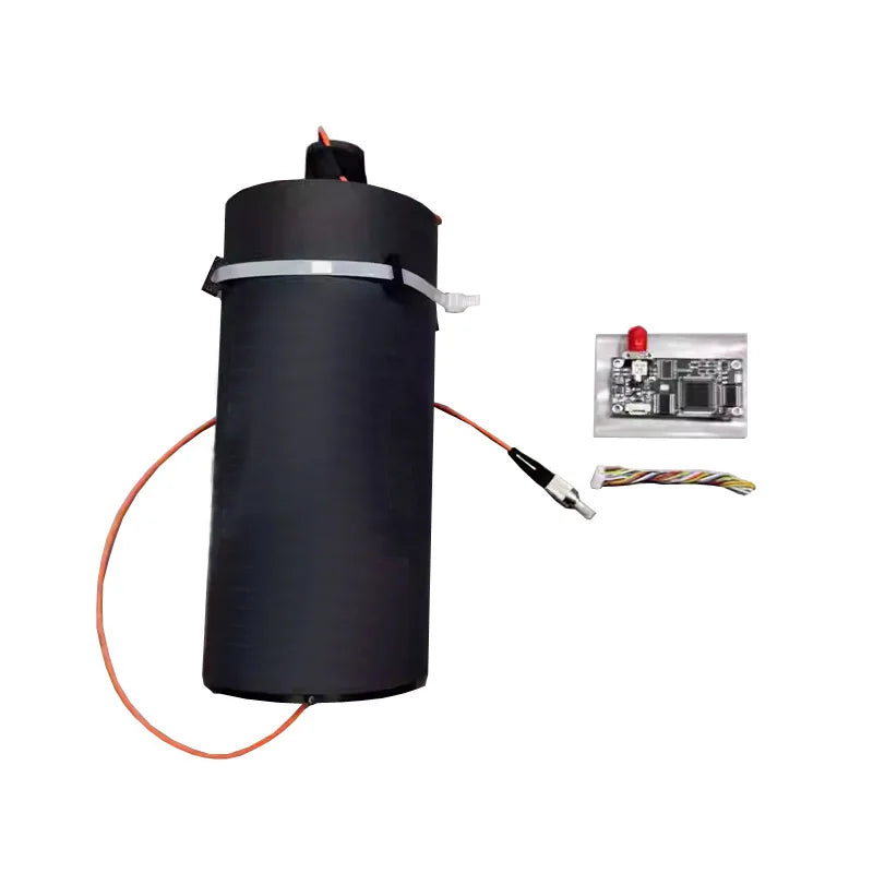 Optical Fiber Outlet Box with Sky End 2KM D0.3mm Light Fiber Optic Optional Ground End Module Wireless Control for RC FPV Drone