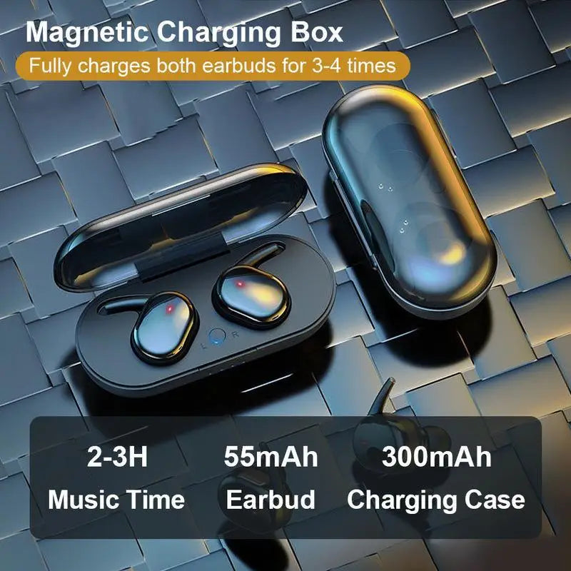Tws Bluetooth Headset Wireless 5.0 In Ear Mini Headphones Earbuds New Y30 Headphones Sports Esports Gaming High Sound Quality