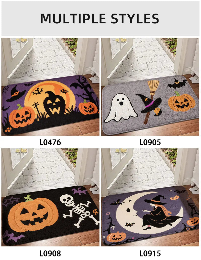Drip blood element door mat, bedroom anti slip foot mat, shower room small carpet, absorbent foot mat, machine washable