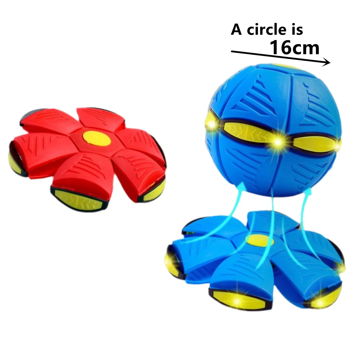 Blue Flying Saucer Decompression Ball