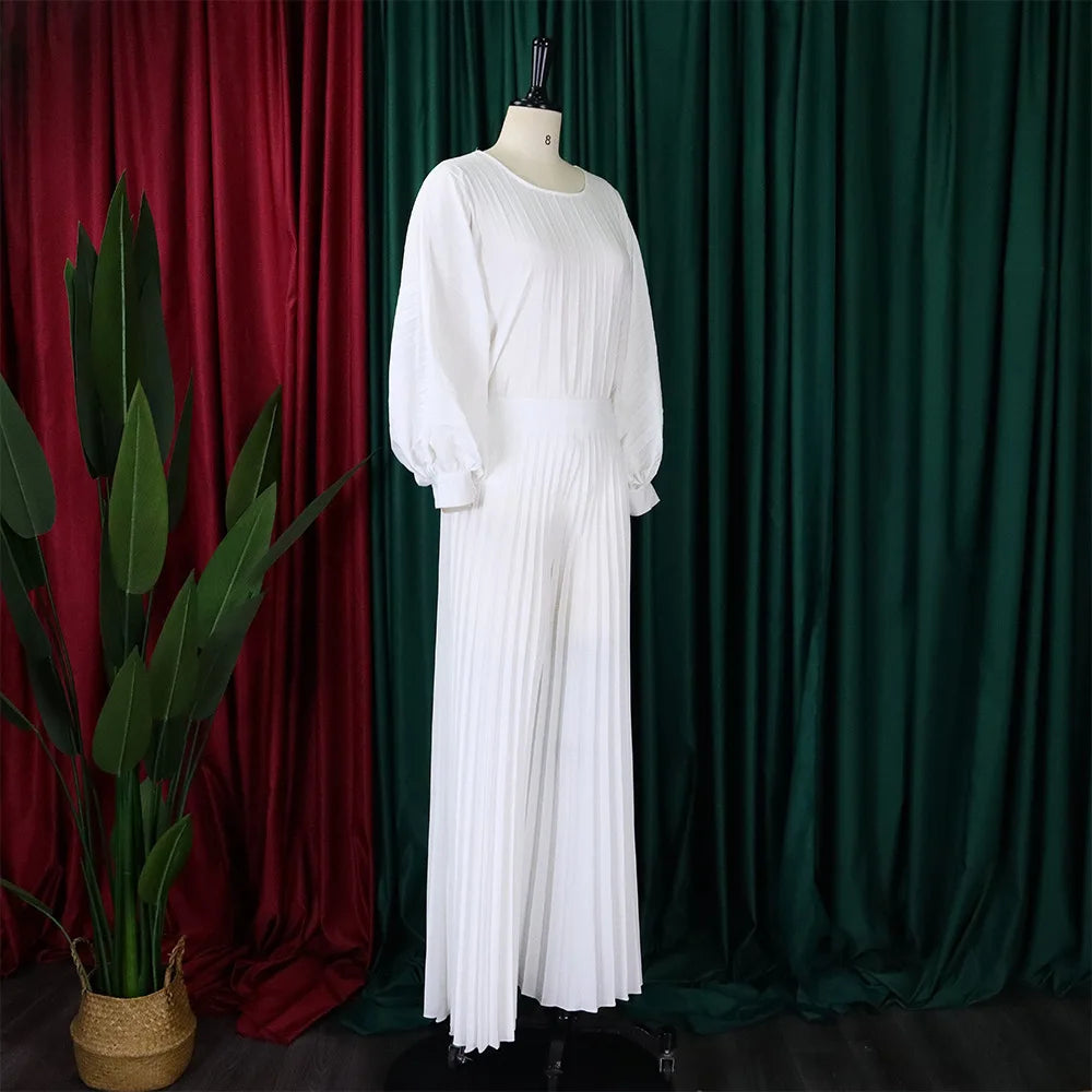Women 2 Pieces Pants Sets Solid Blouse & Long Trousers Fashion Loose Ladies Daily Wear Outfits Matching Pants Sets Cloth Sets OL