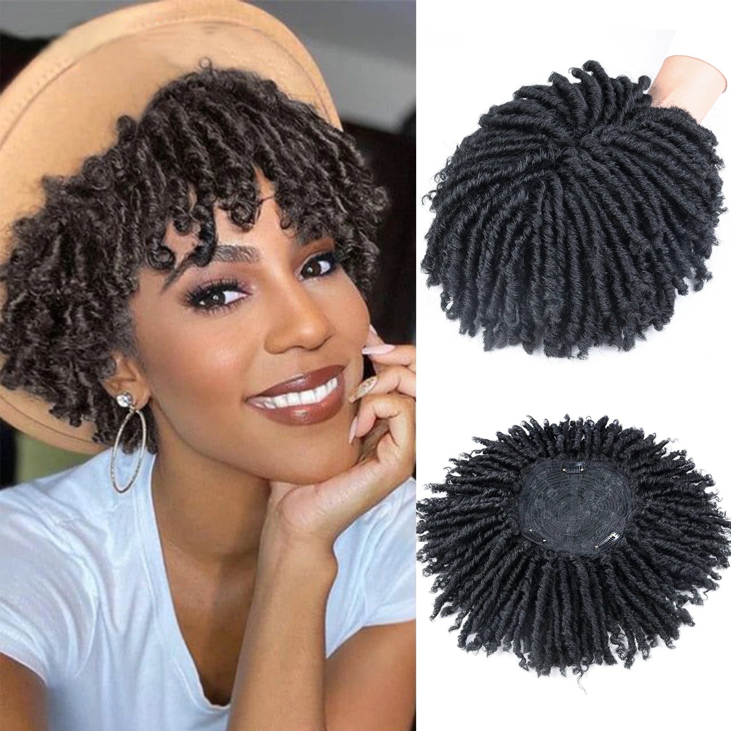Faux Locs Hair Topper