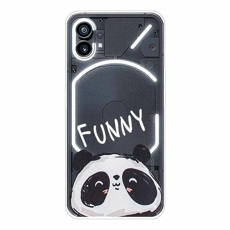 Case for Nothing Phone 1 Cover Transparent Soft TPU Silicone Cases for Nothing Phone One Phone 1 Clear Coque Cute Phone1 2022
