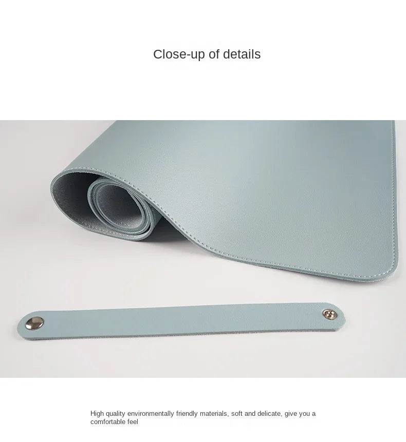 1 alfombrilla protectora de escritorio de gran tamaño 600*300mm, alfombrilla de ratón de cuero PU impermeable, alfombrilla de escritorio para teclado, alfombrilla de ratón para juegos