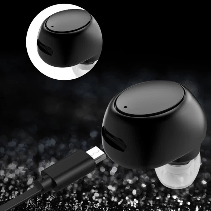 Mini 5.0 Bluetooth Wireless Earphones Sports Gaming Headset with Microphone Handsfree Stereo Earbuds for Gaming And Music