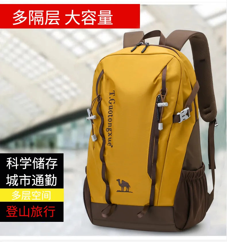 Ergonomic Hiking Backpack 40L Waterproof Lightweight, Anti-Theft Adjustable Straps for Men Women Travel Essentials Compartment