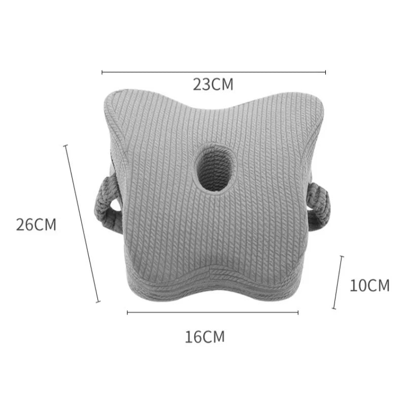 Almohada de espuma viscoelástica para piernas, almohada de cama para embarazadas, almohada de relajación para rodillas para ancianos, almohada para dormir de lado para aliviar el estrés