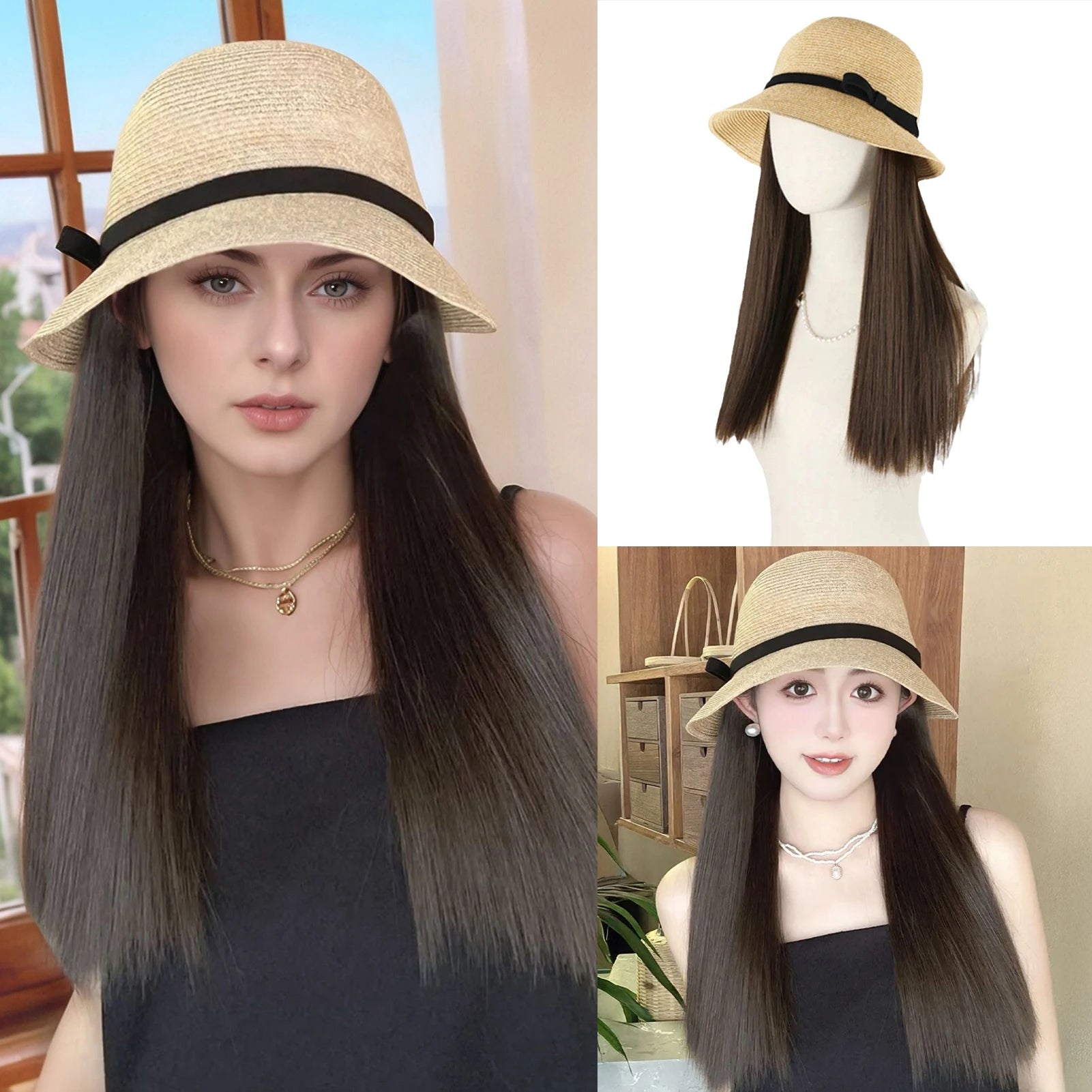 Fisherman Hat Wig