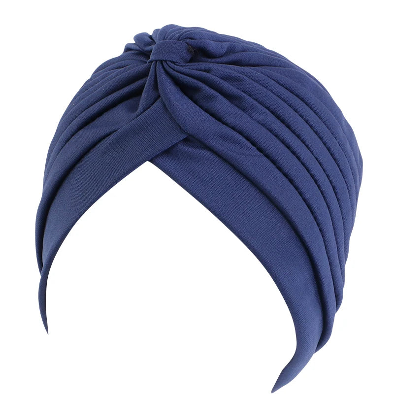 Knotted Ruffle Turban