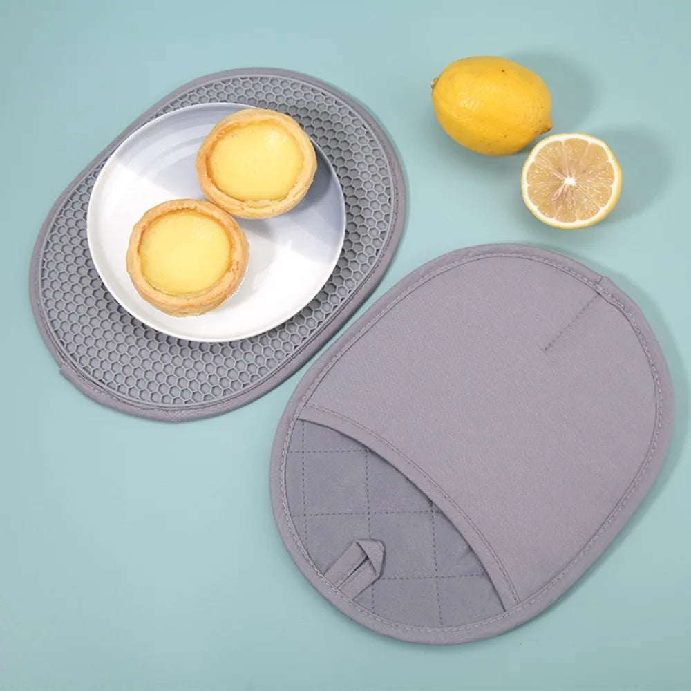 Gants de cuisine anti-brûlure en silicone résistant à la chaleur, gants isolants thermiques, maniques antidérapantes pour micro-ondes