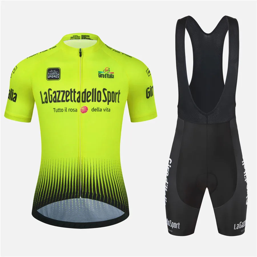 Tour Of Italy Ropa De Ciclismo Maillot Conjunto De Verano Bicicleta De Carretera De Manga Corta Ropa De Ciclismo Hombre Conjunto De Maillot Mtb Ropa Deportiva