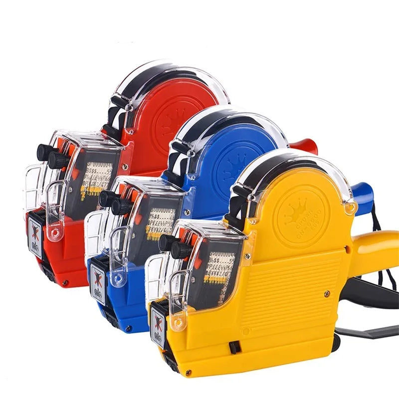 1 piece two line 10 character labeling machine price label gun label 2 lines suitable for retail store pricing label display too