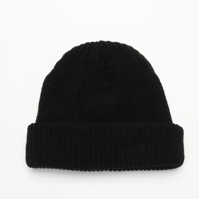 Gorros de invierno cálidos, casuales, de punto corto, estilo Hip Hop, gorro de calavera de punto elástico unisex para adultos, hombres y mujeres