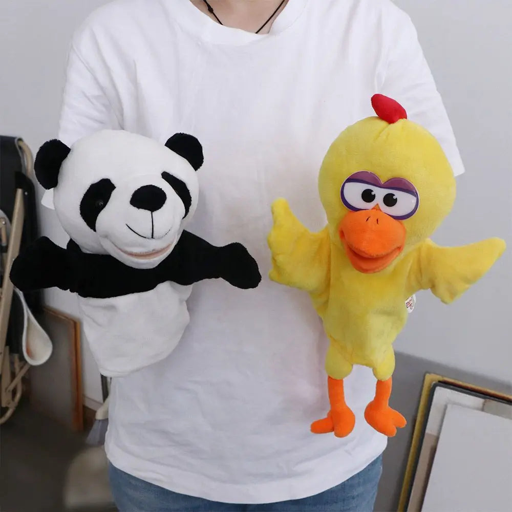 para Niños Peluches Peluches Oso Tiburón Peluches Marioneta de Dedo Títere Animal Muñeco de Peluche