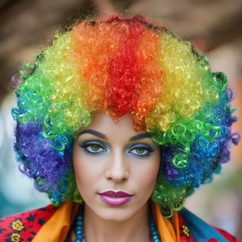 Short Fluffy Afro Wig
