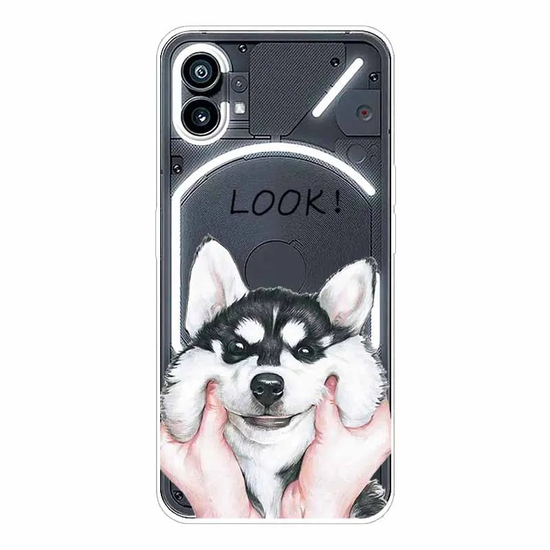 Case for Nothing Phone 1 Cover Transparent Soft TPU Silicone Cases for Nothing Phone One Phone 1 Clear Coque Cute Phone1 2022