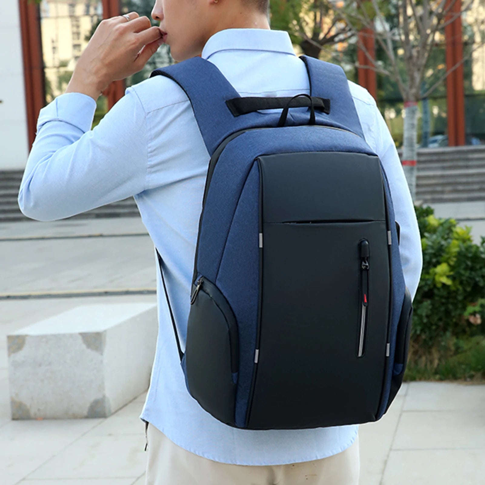 Laptop Backpack For 17 Inch Laptop Bag With USB Port Fashion Waterproof Backpacks One Bag for All Outings, for Men & Women
