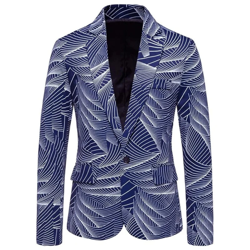 Men's casual sports jacket - Fashionable  wedding, business and  party suit jacket - high-end work  and casual jacket