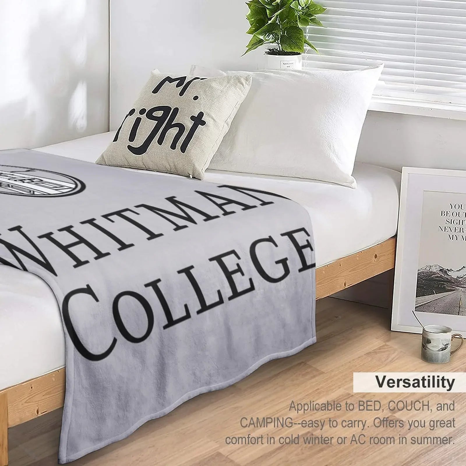Whit College Throw Blanket Heavy Blanket cosplay anime Luxury Throw Blanket