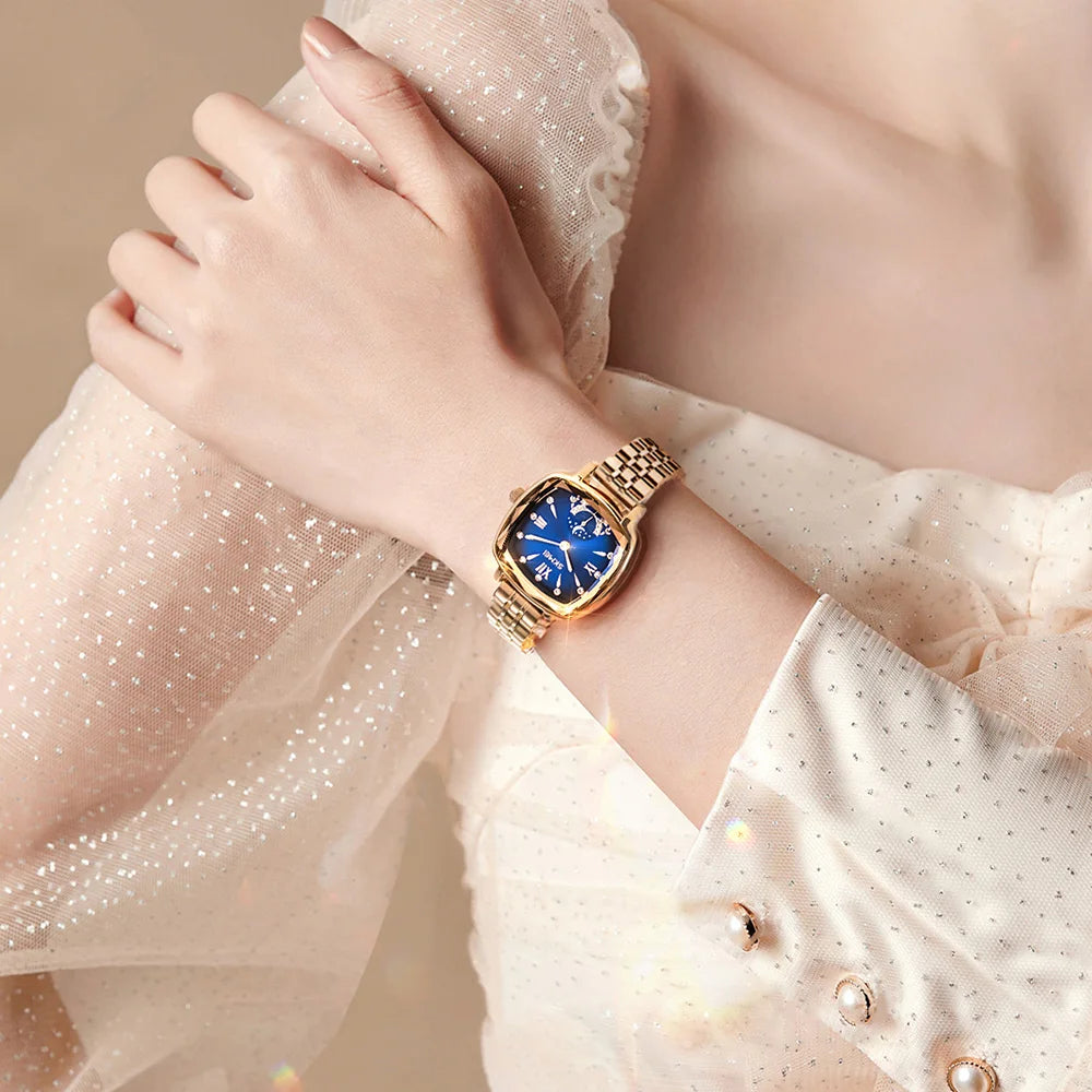Luxury Watch for Woman Waterproof Stainless Steel Quartz Ladies Watch High Quality Women's Watches Elegant Female Clock