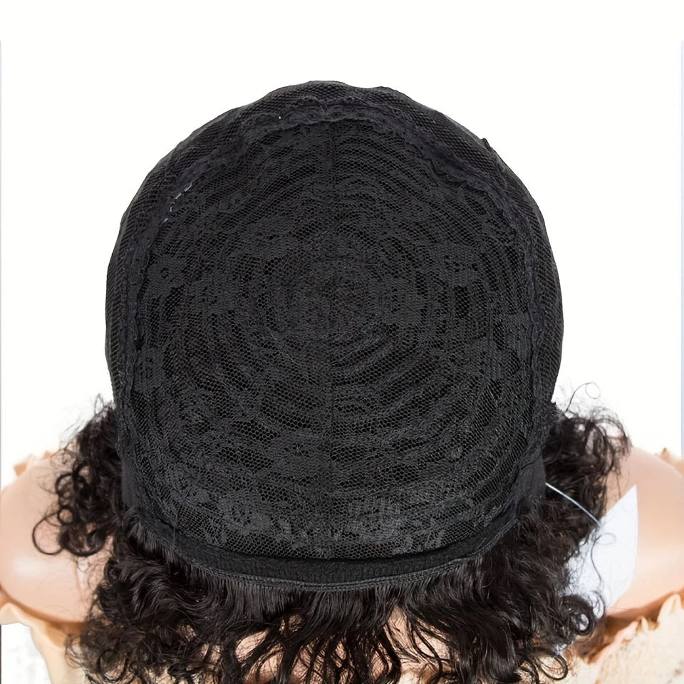 Curly Pixie Human Hair Wig
