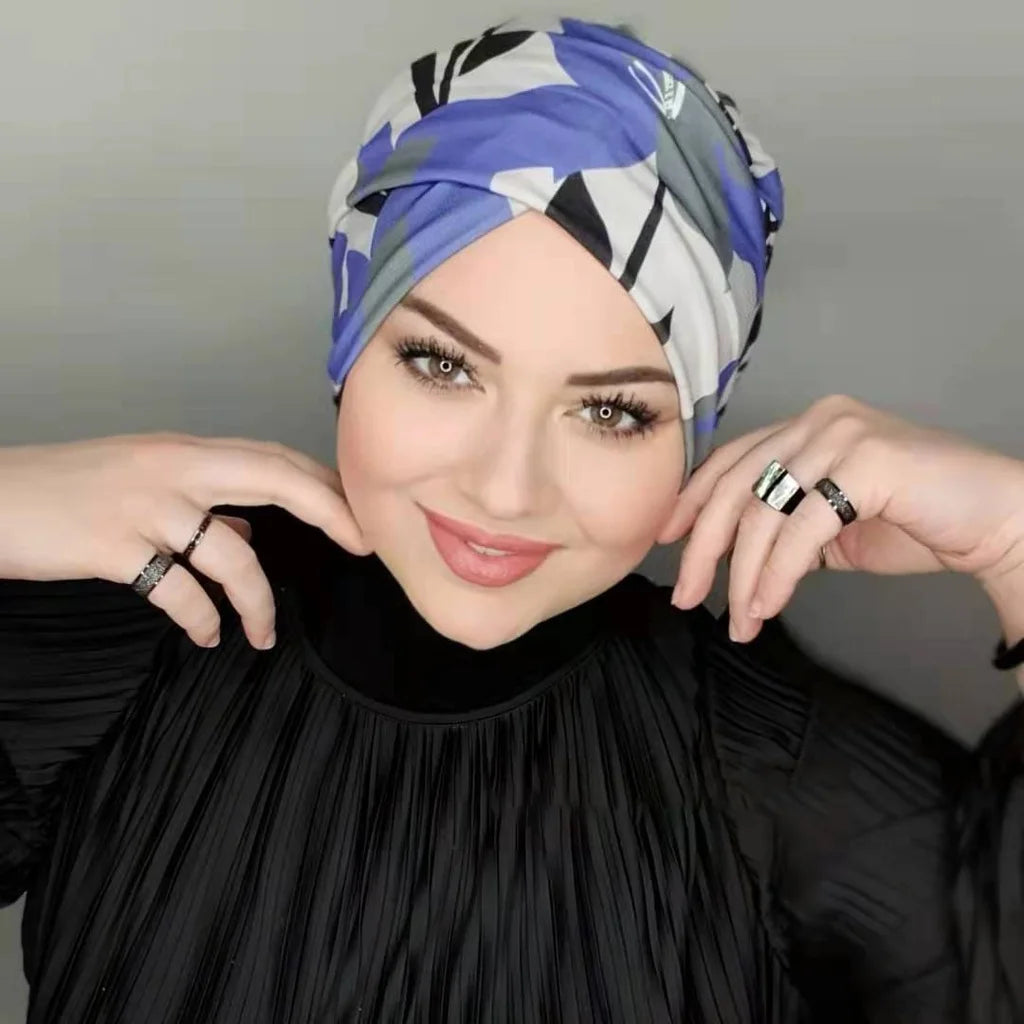 Gorro de Hiyab Musulmán Modesto – Envoltorio Instantáneo de Jersey