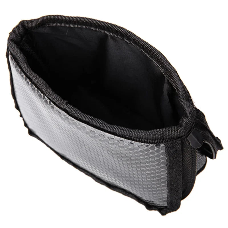 Makeup Brushes Storage Bag Stand Cosmetic Bag Net Zipper MakeupTools Storage Pouch Eyebrow Pencil Organizer Women Toiletry Bag