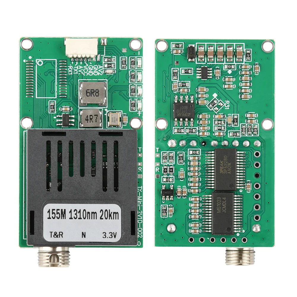 Dc 5.5-26V Ttl Optical Transceiver Module Drone Fc Rx/Tx/Av/Vcc/Gnd Fiber Optic Module Terminal Equipment Optical Terminal