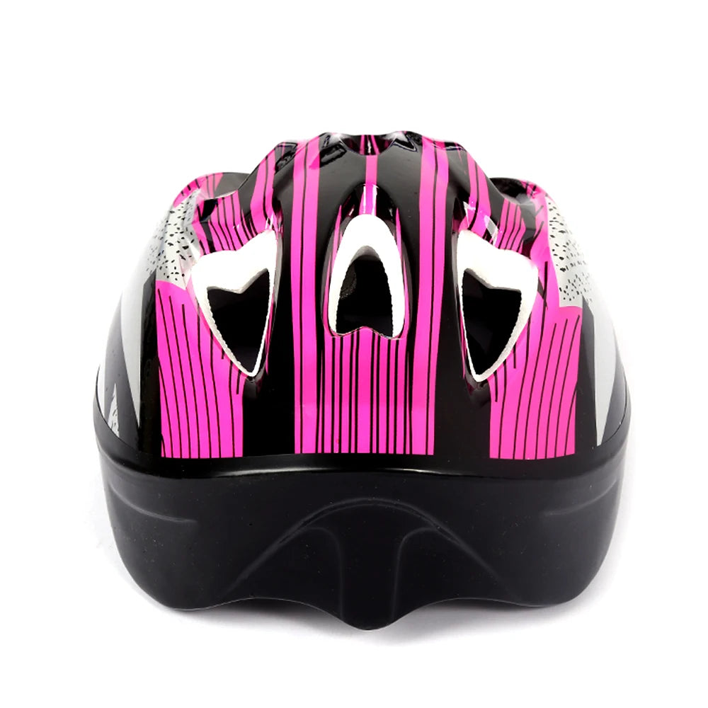 7Pcs/Set Kids Roller Skating Bicycle Helmet Knee Wrist Guard Elbow Pad Set for Children Cycling Sports Protective Guard Gear Set