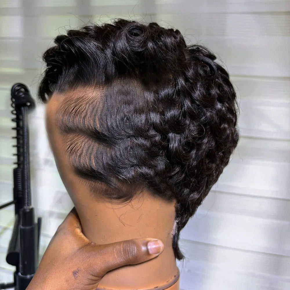 Curly Pixie Cut Wig