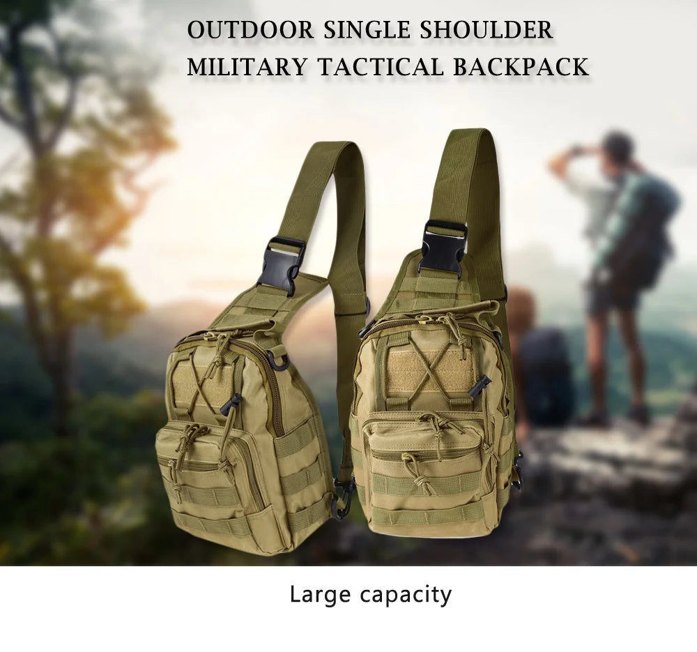 Mochila táctica de hombro Rover EDC para exteriores CCW, bandolera impermeable para senderismo, camping, bolsa de tiro oculta, mochila de caza