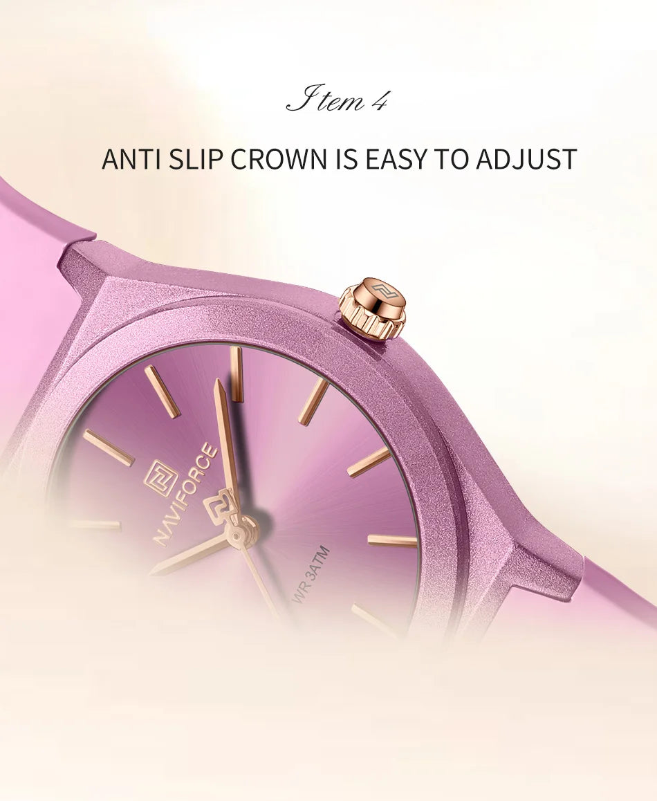 NAVIFORCE Women Watches Luxury High Quality Quartz Watch Ladies Creative Clocks Waterproof Female Wristwatches Relogio Feminino