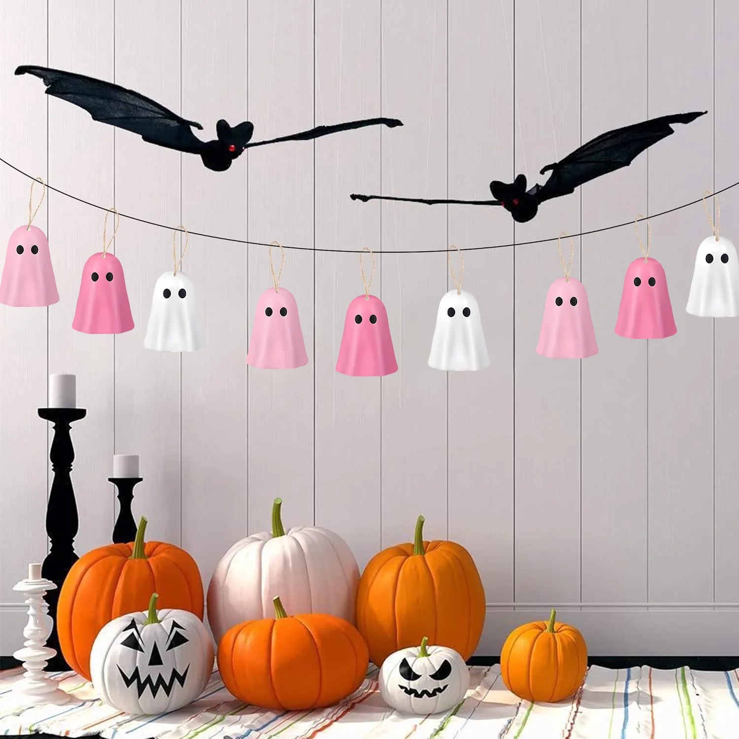Halloween Hanging Ornaments Ghost Decoration Halloween Tree Decorations Ornaments paper Decorative Halloween Decoration For