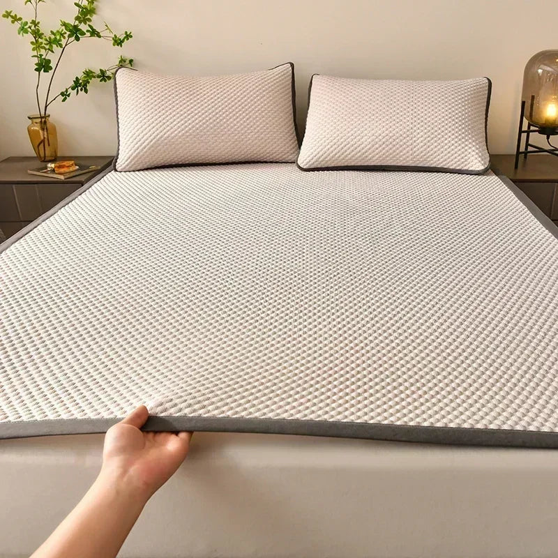 Cooling Mattress Smooth Air Condition Comforter Lightweight Cushion Cool Feeling Fibre Skin-friendly Breathable Mat Pad 1Pc