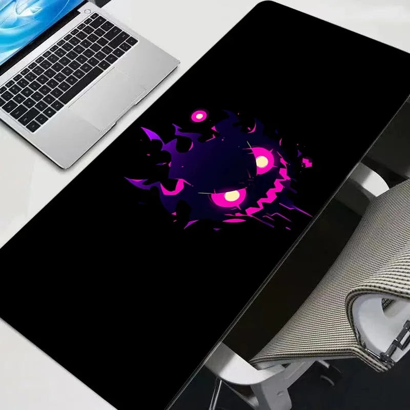 Large Gaming Mousepad P-pokemon Gengar Gifts Soft Mousepads  Desk Pads for PC Keyboard Mats Table Rug 900x400 Computer Mousepad