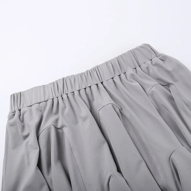 Pink Pleat Skirt Set Women Sexy Backless Tank Top and Mini Skirt Outfits Summer Elegant Solid Basic Casual Two Piece Set 2024