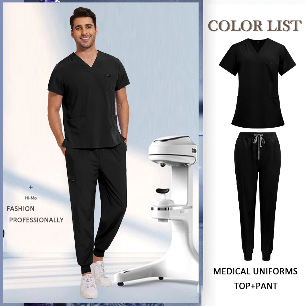 Wholesale Operating Room Workwear Hospital Work Wear Medical Uniform Pet Shop Pharmacy Lab Clothes Scrubs Set Nurse Surgery Suit