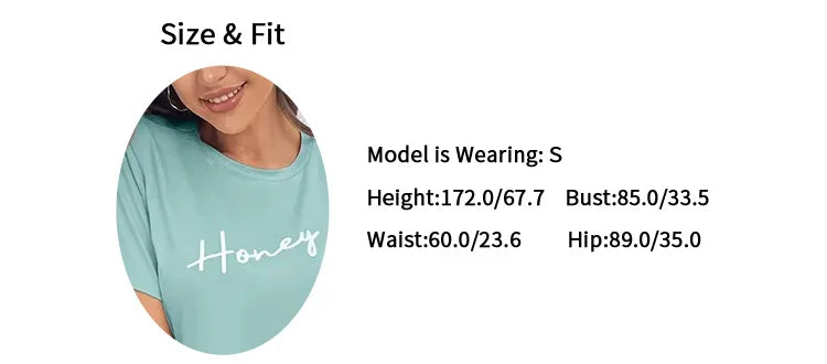 Women's Pajamas Set Soft Comfortable Letter Print T-Shirt & Plaid Long Pants Sleepwear 2 Pieces Home Clothes Loungewear Pyjama