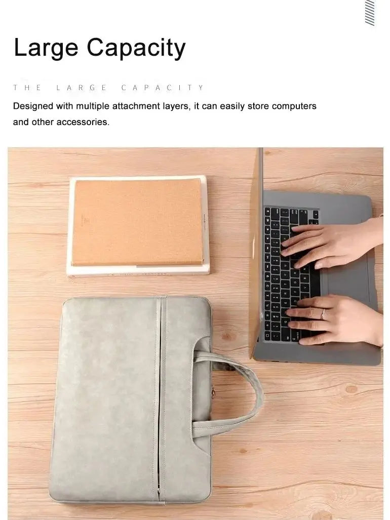 Laptop Bag 15.6 Inch, Waterproof Laptop Sleeve Case Business Briefcase, 15.6 Inch Laptop Carrier,Shoulder Bag for Men and Women