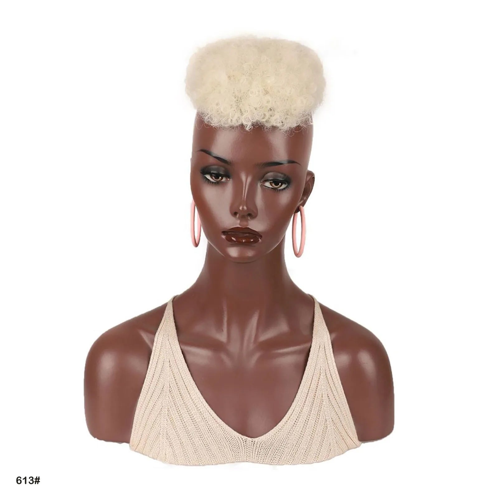 Jeedou Toupet Synthétique Postiche Cheveux Courts Bouclés Clip Sur Perruque Cheveux Afro Femmes Perruque Homme Pour Crâne Chauve Cheveux Clairsemés