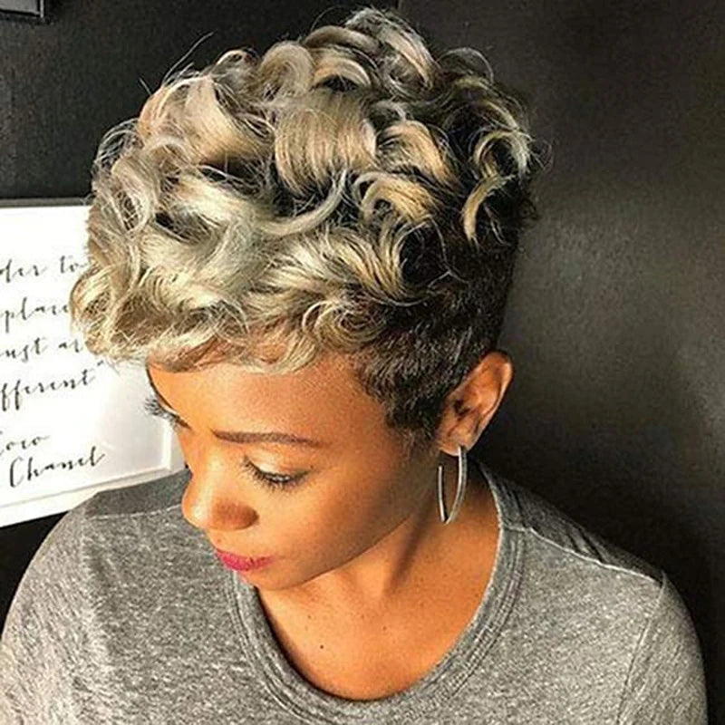 Short Curly Afro Wig