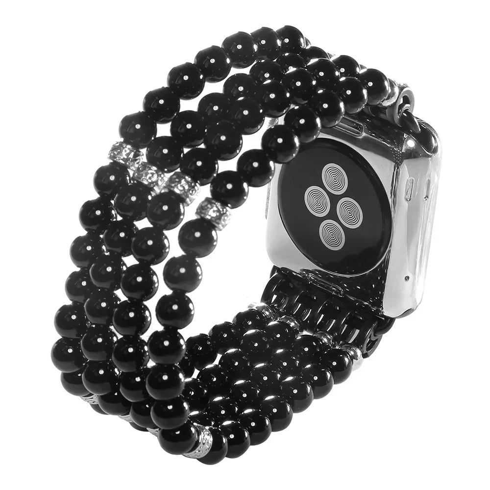 Pearl Jewelry Strap for Apple Watch Band 45mm 41mm 44mm 42mm 40mm 46mm 49mm Woman Bracelet Apple Watch Ultra 10 9 8 7 6 5 4 3 SE