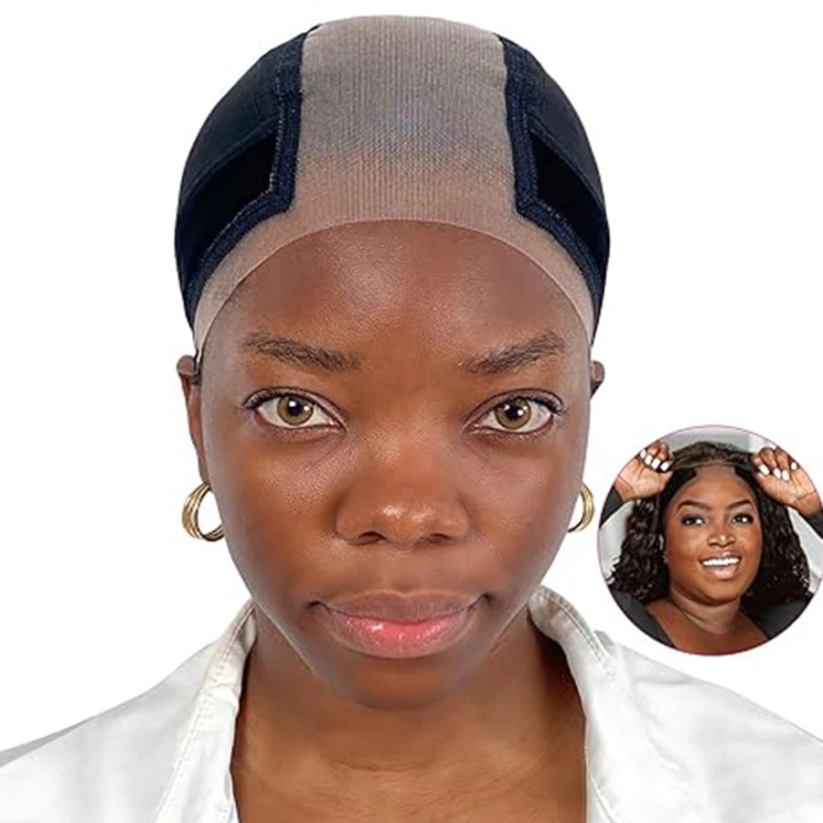 Headband Wig Cap with Velvet Grip