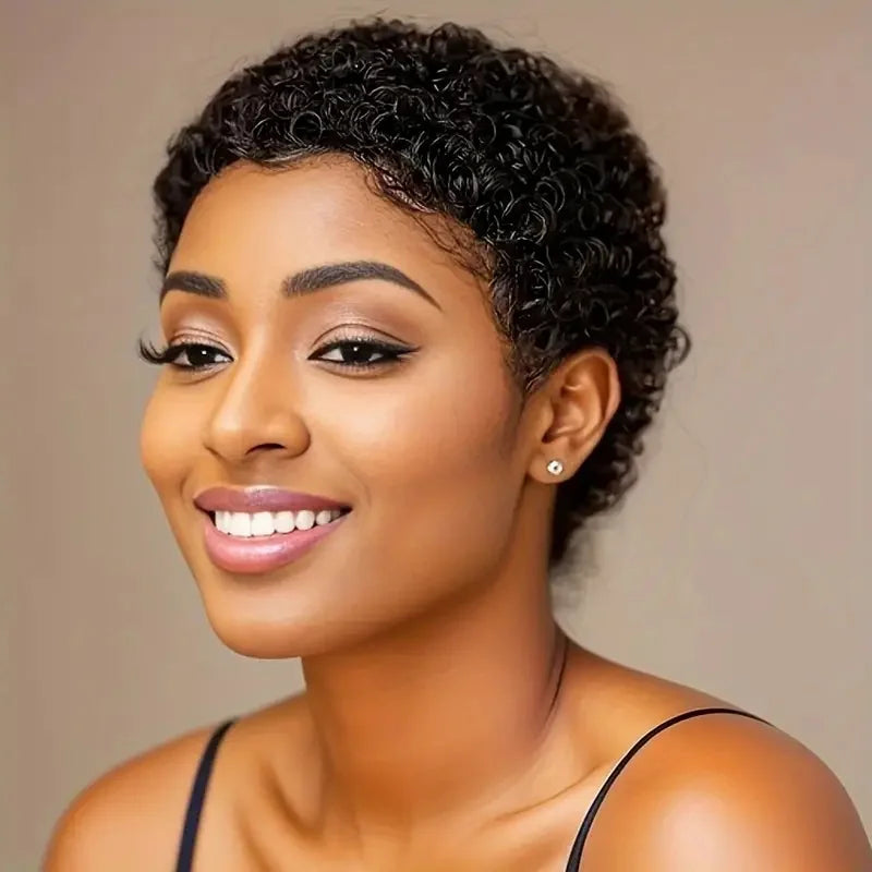 Curly Pixie Hair Wig