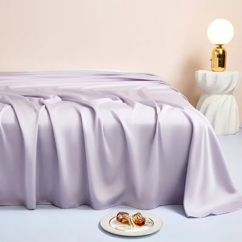 100% Lyocel FlatSheet 200×235cm, Soft Breathable & Cooling Sheets for Hot Sleepers, Silk Smooth Bed Sheets,1Pc