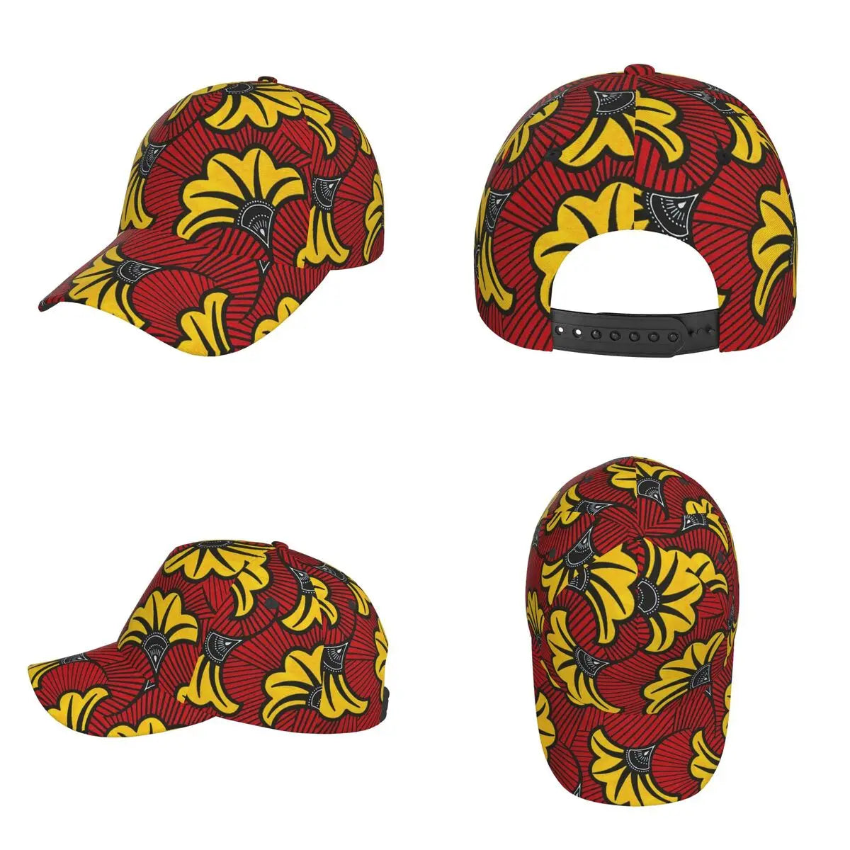 Ankara Wax Print Cap