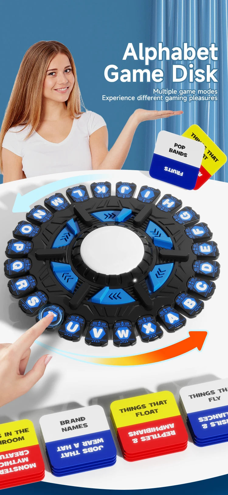 New  Game-English GameS Version Quick Thinking Letter Pressing Board Game  Board Role-Playing Games
