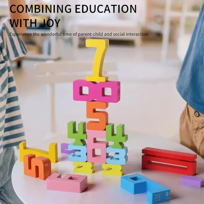 Blocs de construction numériques, jouets éducatifs pour enfants de 1 à 3 ans, éducation précoce pour bébés, jouets de blocs de construction colorés à grosses particules