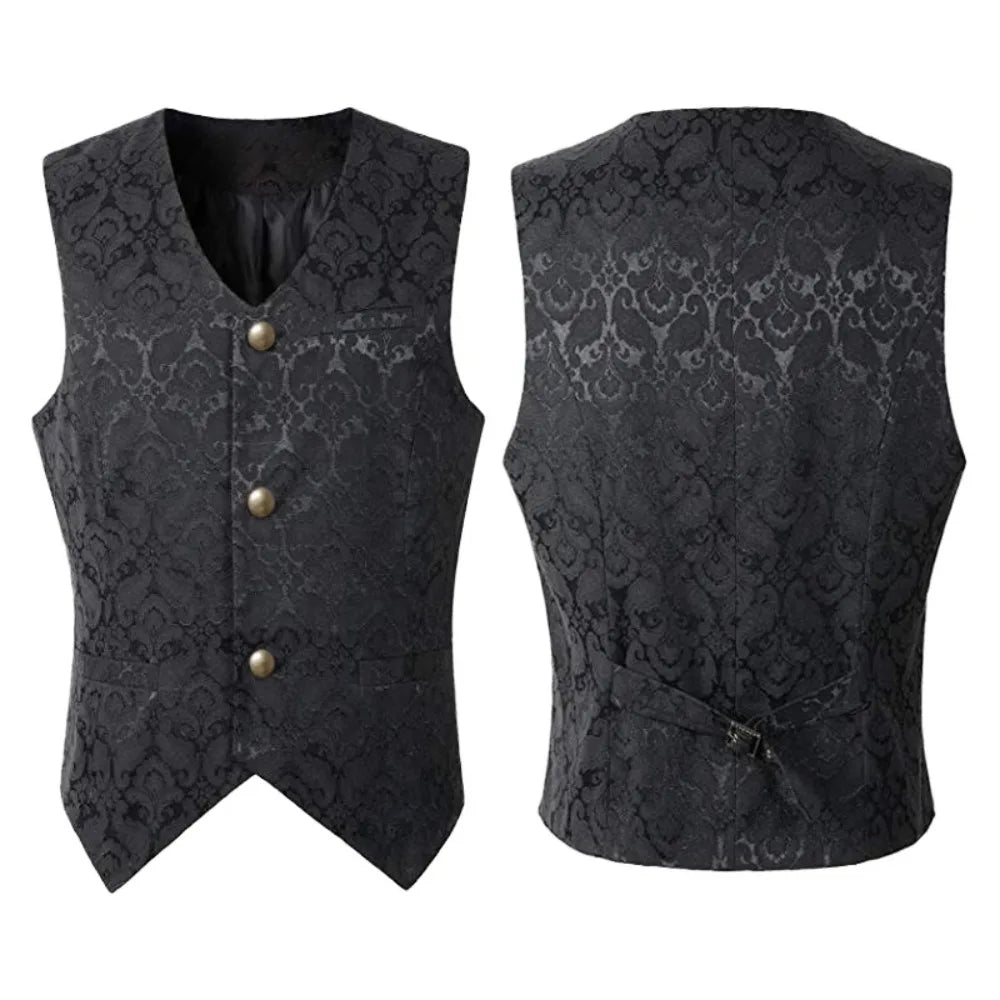 New Men's Clothing, Medieval Clothing, Retro Men's Short Vest Halloween Clothing