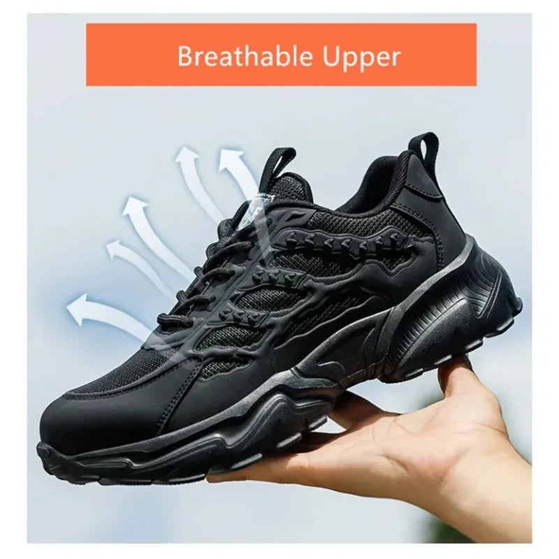 white work shoes lightweight comfortable safety shoes man women work shoes with a steel toe puncture proof safety work sneakers